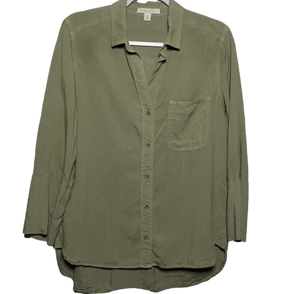 Chelsea & Violet Tops - Chelsea & Violet Seafoam Green Button Down